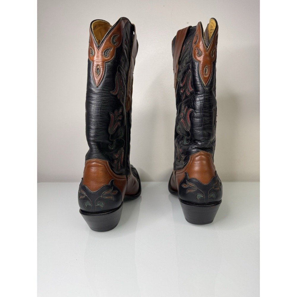 Women's Stallion Lilly Cowgirl Cowboy Western Boots Size 7 C X-5RL Hand Made - Picture 6 of 16